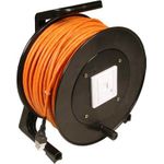 Verlängerungskabel Cat 6, S-STP, auf Kabeltrommel, 90 m Für mobilen Einsatz wie Service, Messen, Präsentationen usw. (17000165)