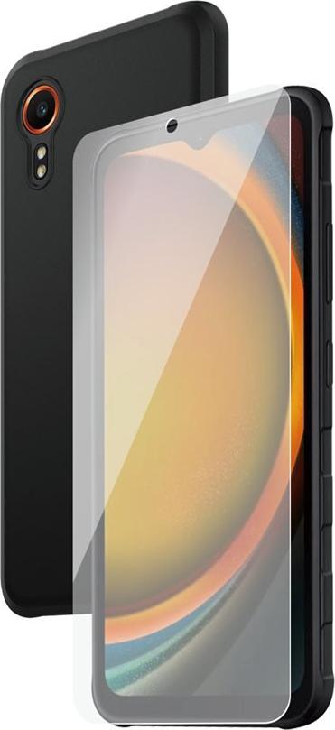PanzerGlass SAFE. by 2-in-1 Bundle hintere Abdeckung für Mobiltelefon Polyethylenterephthalat PET Thermoplastisches Polyurethan TPU fettabweisende Beschichtung Schwarz mit Bildschirmschutz Samsung Galaxy XCover7 (BSAFE95735+95981) (BSAFE95735+95981)