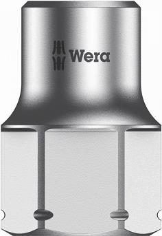 Wera Innen-Sechskant Steckschlüsseleinsatz 12 mm 1/4" (6.3 mm) Produktabmessung, Länge 18 mm 05003684001 (05003684001)