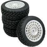 Absima 1 10 Rally Tourenwagen Rally Street Kompletträder Weiß 4 St. (2510065)