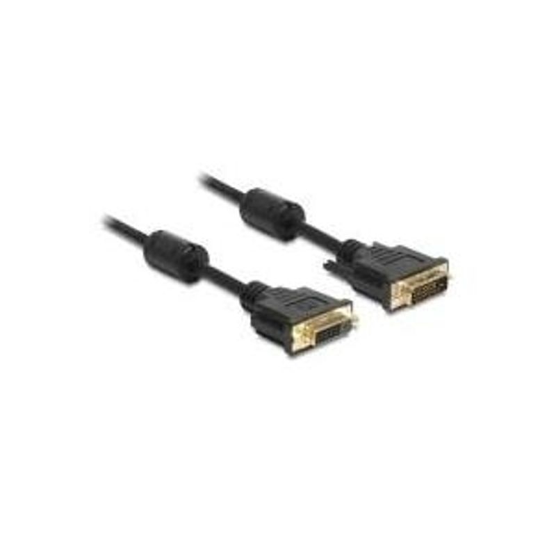 DeLOCK DVI Verlängerungskabel DVI-D 24+1 M DVI-D 24+1 W 83186