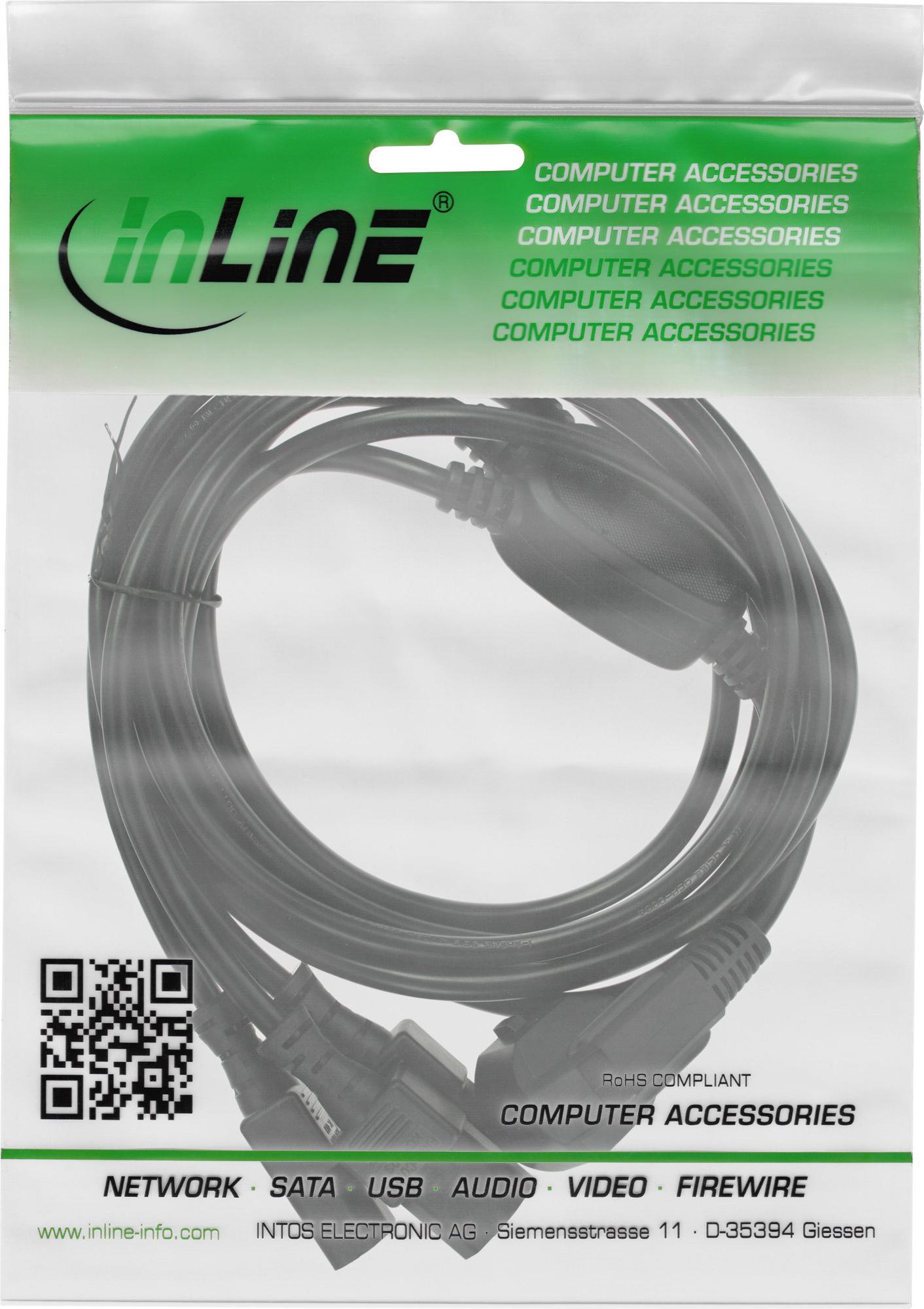 InLine Y-Power Cable Version 3 5 m Schwarz