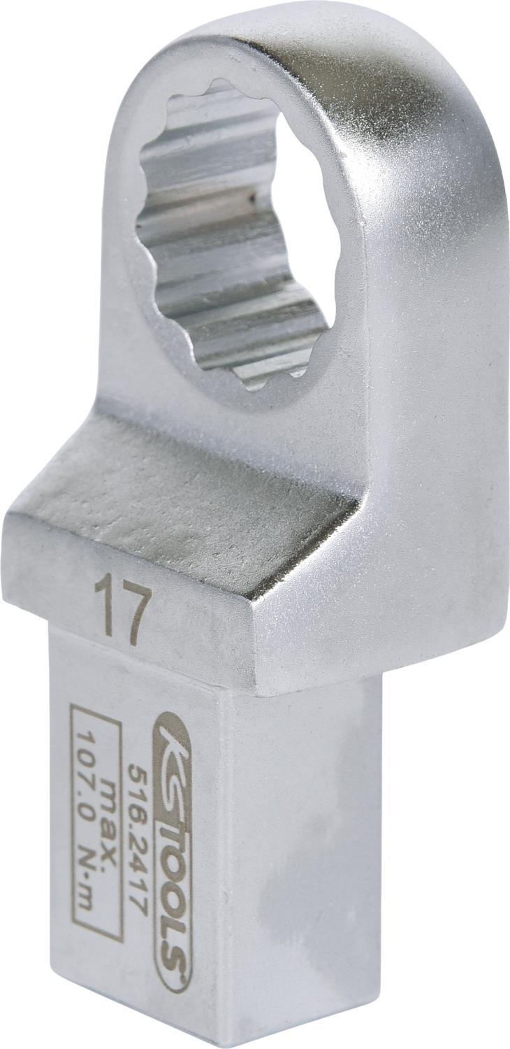 KS TOOLS 14x18mm Einsteck-Ringschlüssel, 17mm (516.2417)