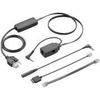 HP Poly Poly APA-24 - Elektronischer Hook-Switch Adapter für Tischtelefon - für CS 510, 520, 530, 540, 545; Savi W710, W720, W730, W740, W745; Voyager Legend CS (212539-01)