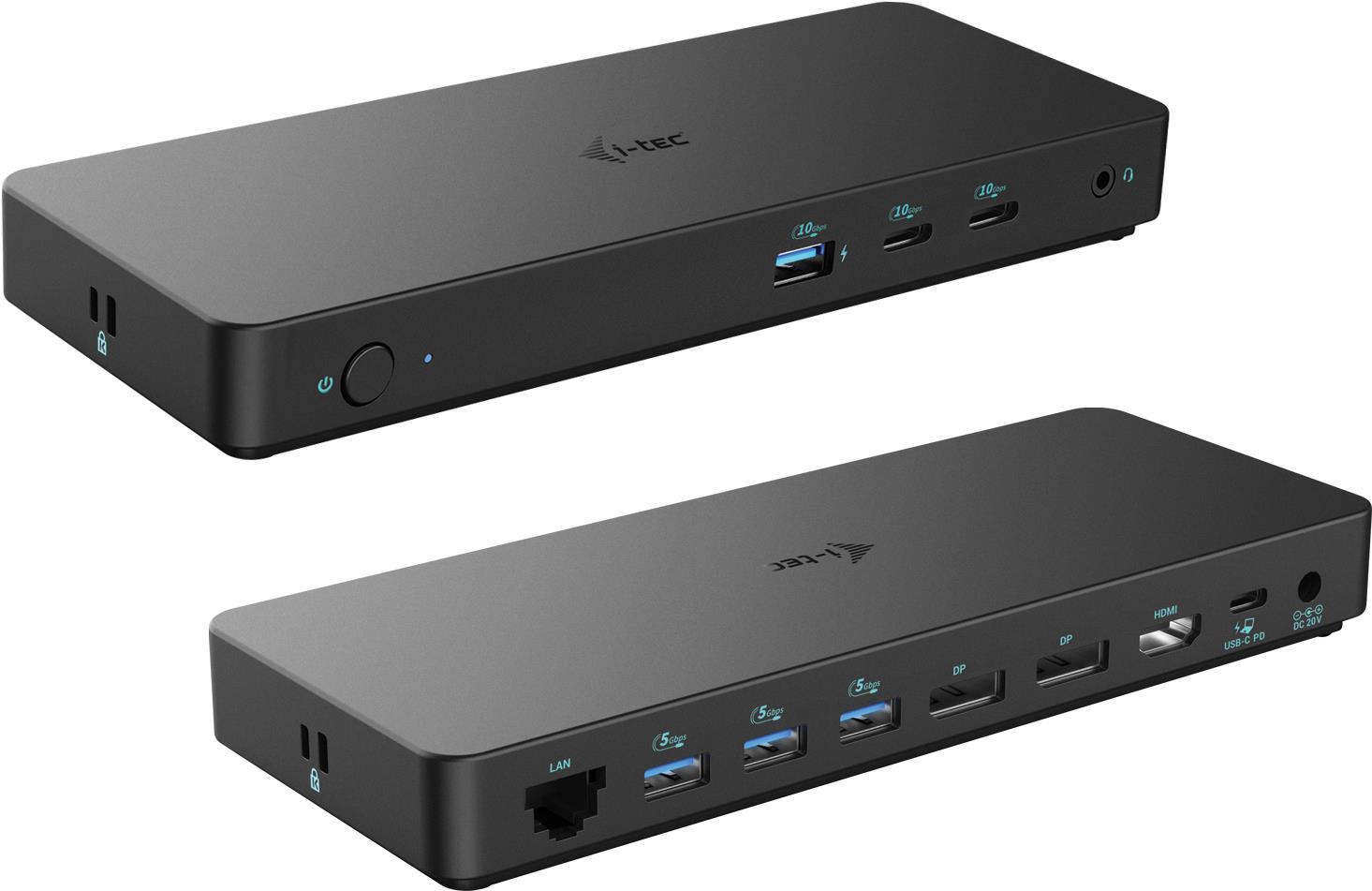 i-tec USB-C Triple Display Docking Station Gen 2 Pro + Power Delivery 100W (C31TRIPLEDOCKPDPRO2)