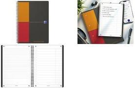 Oxford Spiralbuch International Task Manager, B5 80 Blatt, Doppelspirale, PP-Einband, rechte Seite bietet - 1 Stück (400202295)