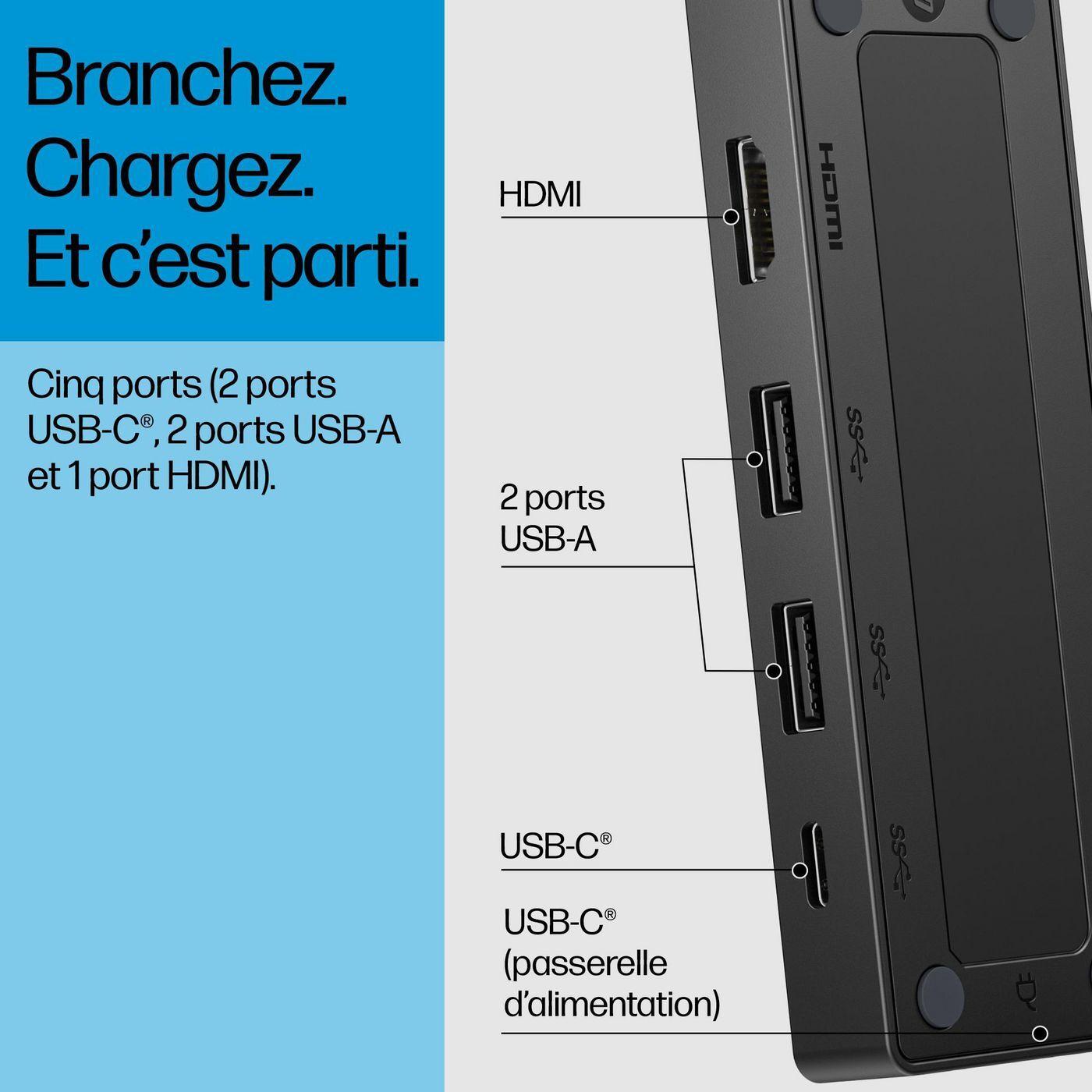 HP Travel Hub G3 Dockingstation USB-C HDMI