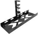 ACT Kabelmanagementablage AC8378 mit Klemmbefestigung unter Schreibtisch, 40 cm Stahl Schwarz