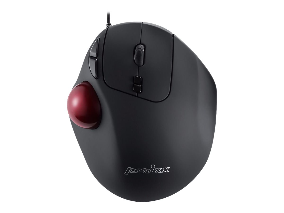 Perixx PERIMICE-517 Trackball-Maus USB Schwarz