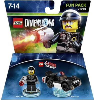 LEGO ® Dimensions Fun Pack Bad Cop Xbox One, Xbox 360, PlayStation 4, PlayStation 3, Nintendo Wii U (4012160932288)