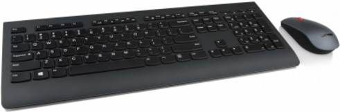 Lenovo 4X30H56804 Tastatur RF Wireless Dänisch Schwarz (4X30H56804)