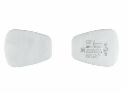 3M 5925 Partikelfilter P2 EN 143:2021, 10 Paar, Weiß