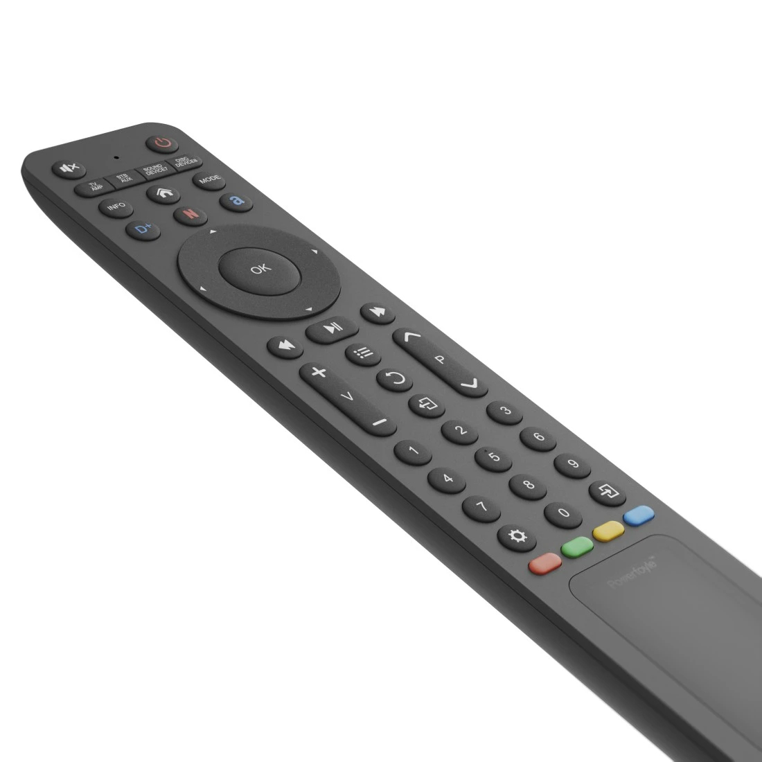 Hama Universal-Fernbedienung TV, IR, Solar für 8 Geräte, lernfähig, Schwarz