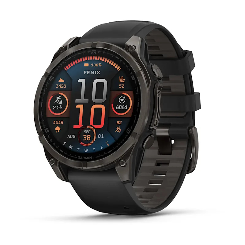 Garmin fenix 8 Sapphire 47 mm AMOLED Smartwatch Schwarz