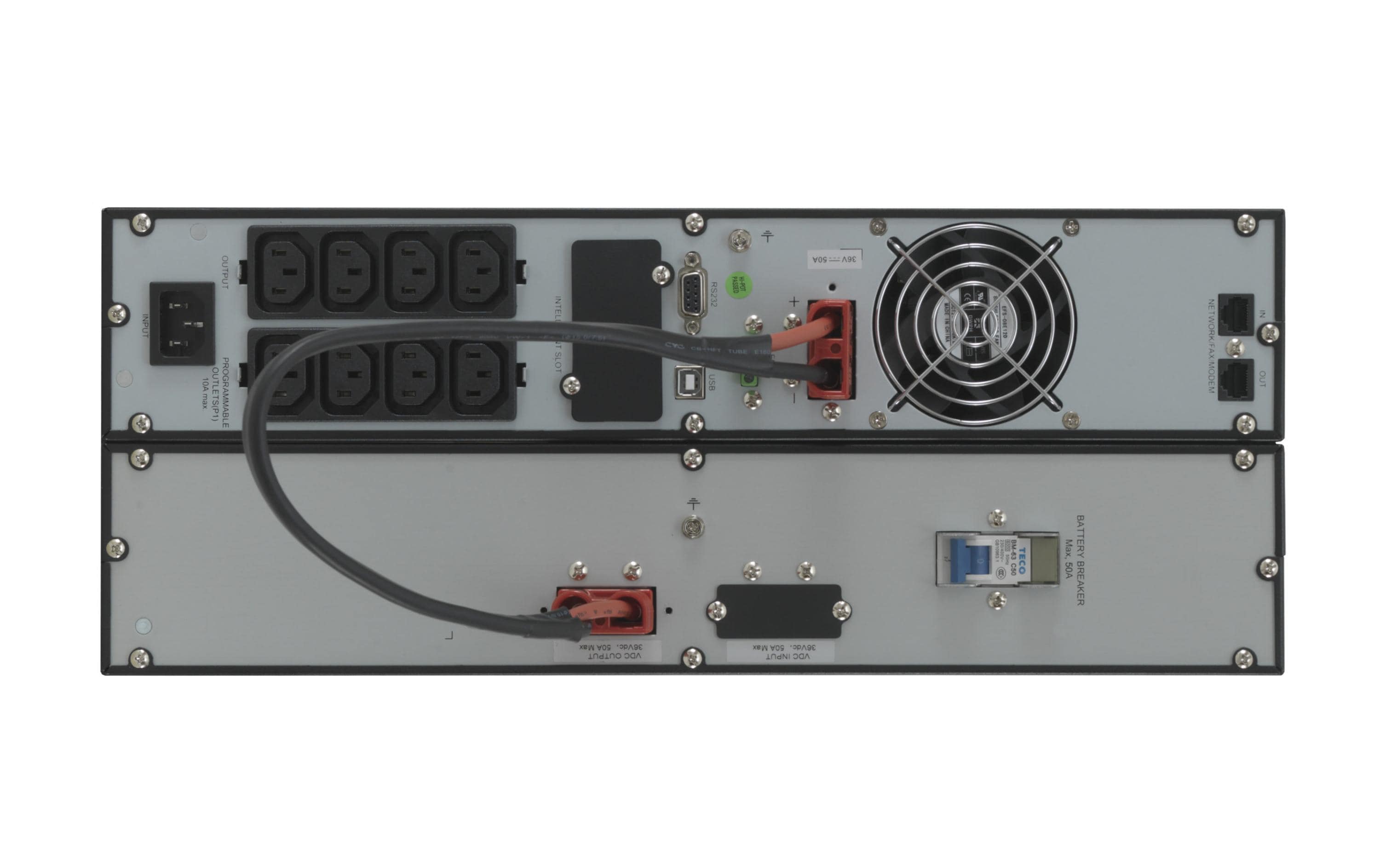 Online USV XANTO 1500R USV-System 1500 VA/1500 W Online-Doppelwandler 2U Schwarz