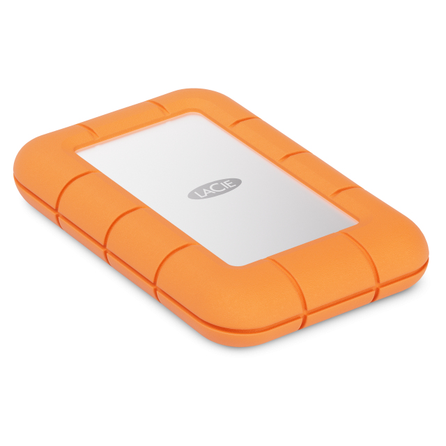 LaCie Rugged SSD4 1 TB SSD USB 4 2.5" Schwarz, Silber
