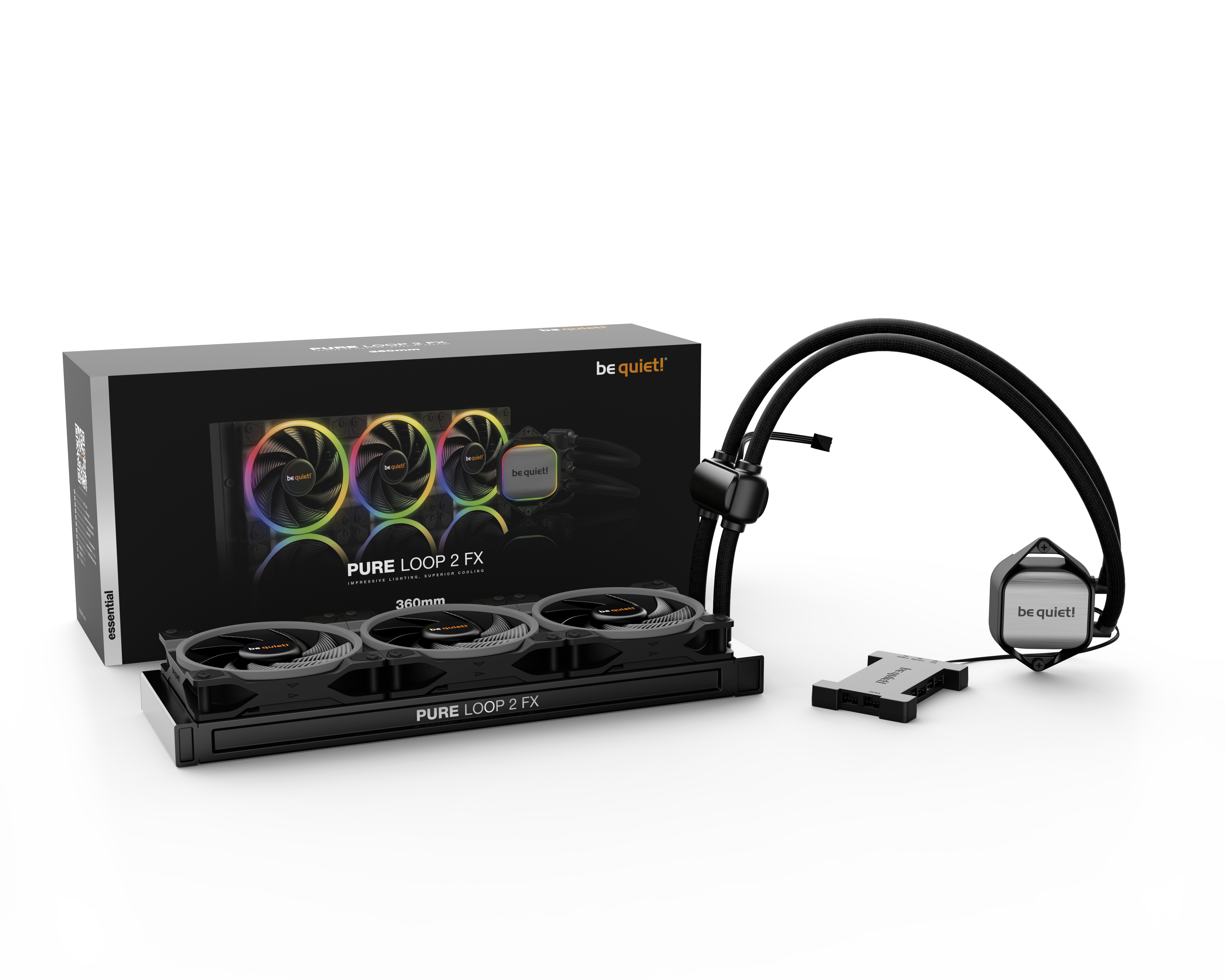 be quiet! Pure Loop 2 FX 360mm All-in-One-Flüssigkeitskühler Schwarz