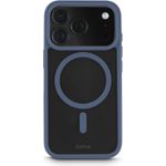 Hama Handyhülle Frame Protect f. iPhone 17 Pro, magnetisch, durchsichtig, Blau (00232405)