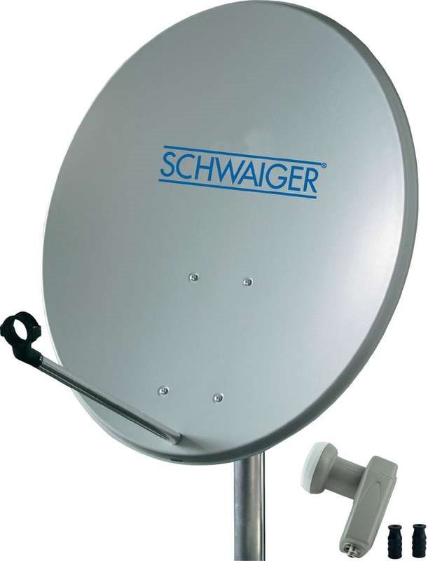 Schwaiger SAT-Anlage ohne Receiver Teilnehmer-Anzahl: 2 (SPI5500SET2)