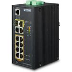 PLANET IGS-5225-8P2T2S Netzwerk-Switch Managed L2+ Gigabit Ethernet (10/100/1000) Power over Ethernet (PoE) Blau - Weiß (IGS-5225-8P2T2S)