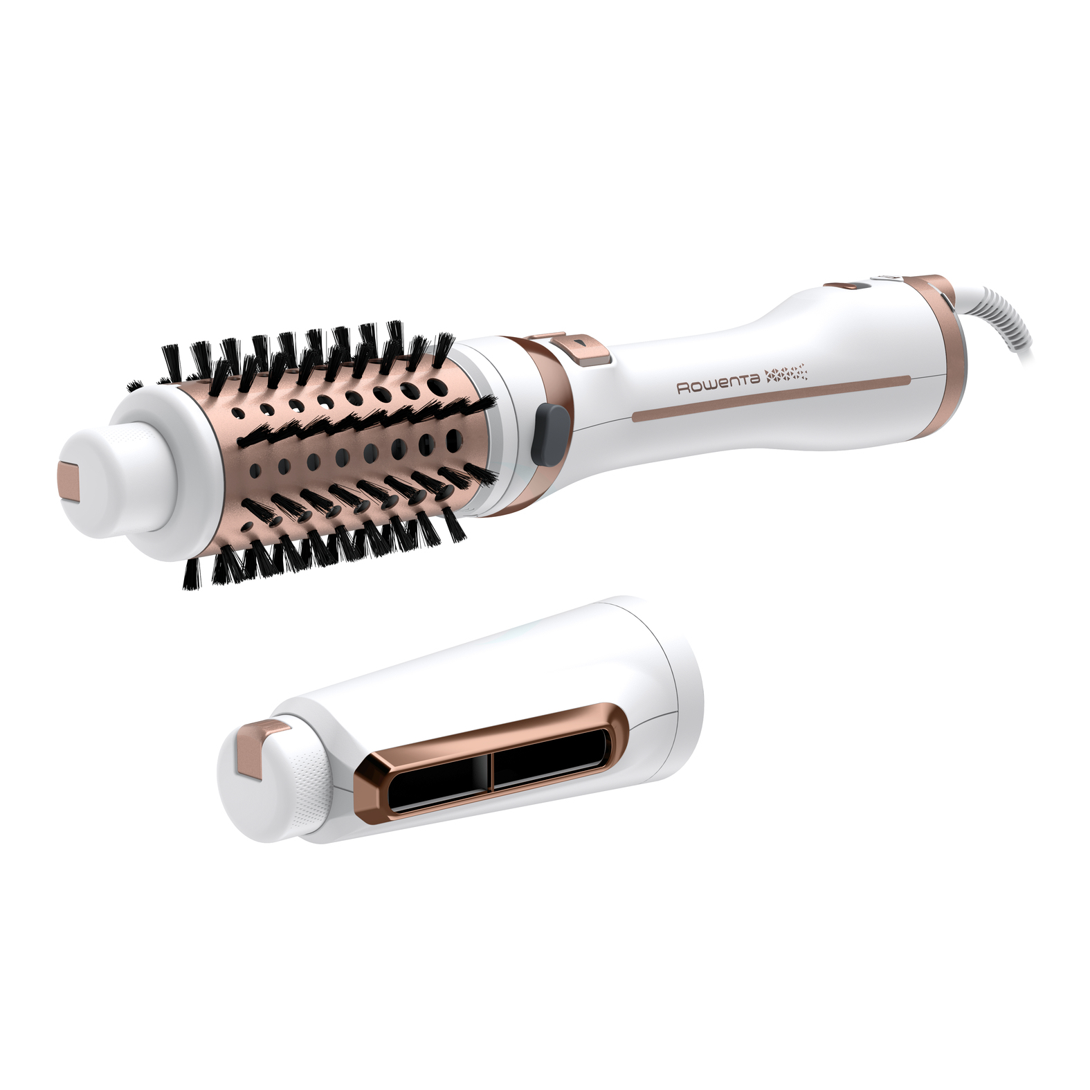 Rowenta Activ' Ultimate Care CF9720 Heißluftbürste Kupfer - Weiß