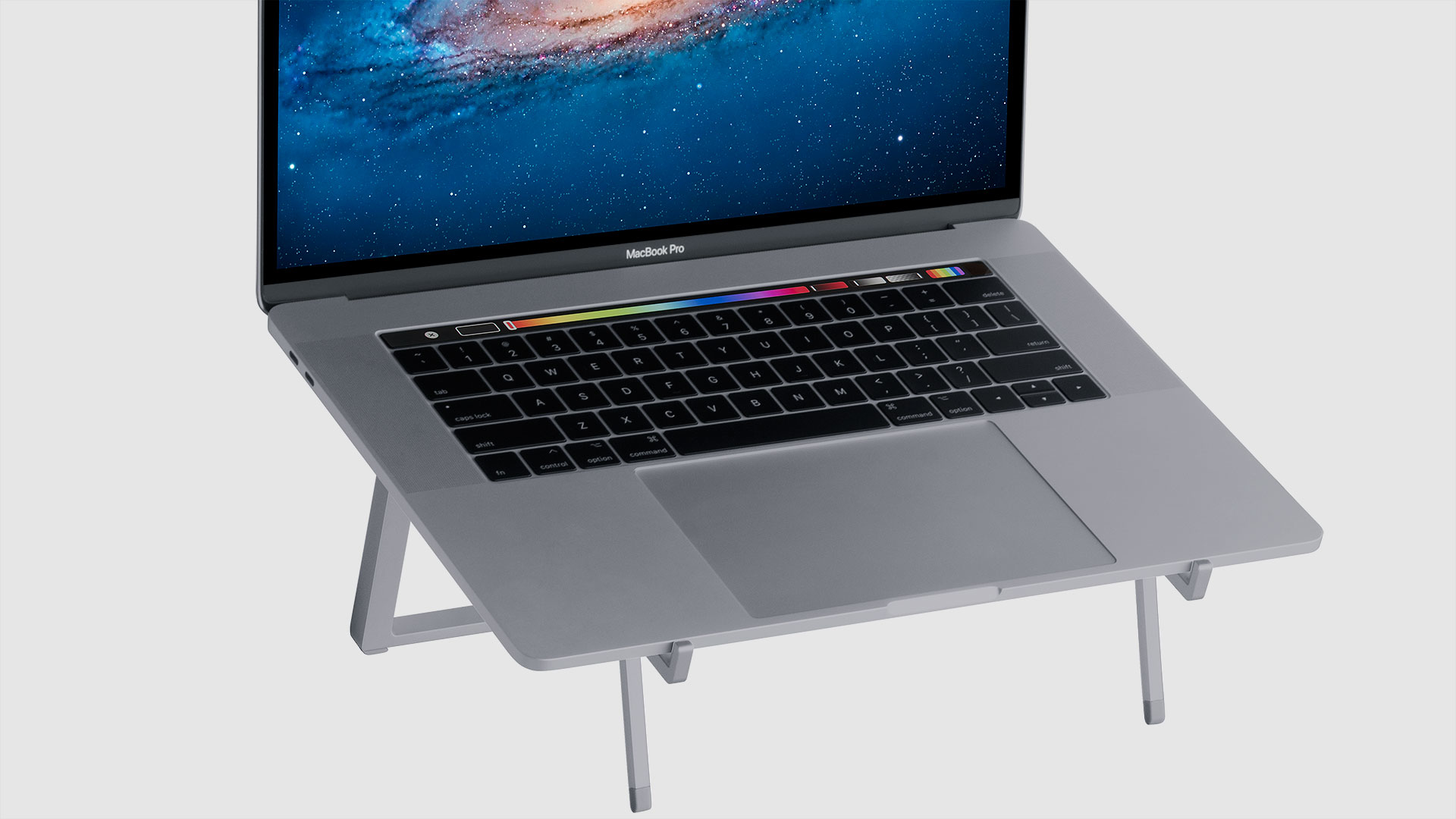 Rain Design mBar Pro+ Faltbarer Notebook-Ständer 11"–15" Aluminium space grey