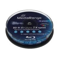 MediaRange BD-R 25GB (6fach, 10 Stück, bedruckbar) (MR500)