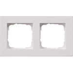 GIRA 0212225 Abdeckrahmen 2f flach Gira E2 Reinweiß m (212225)
