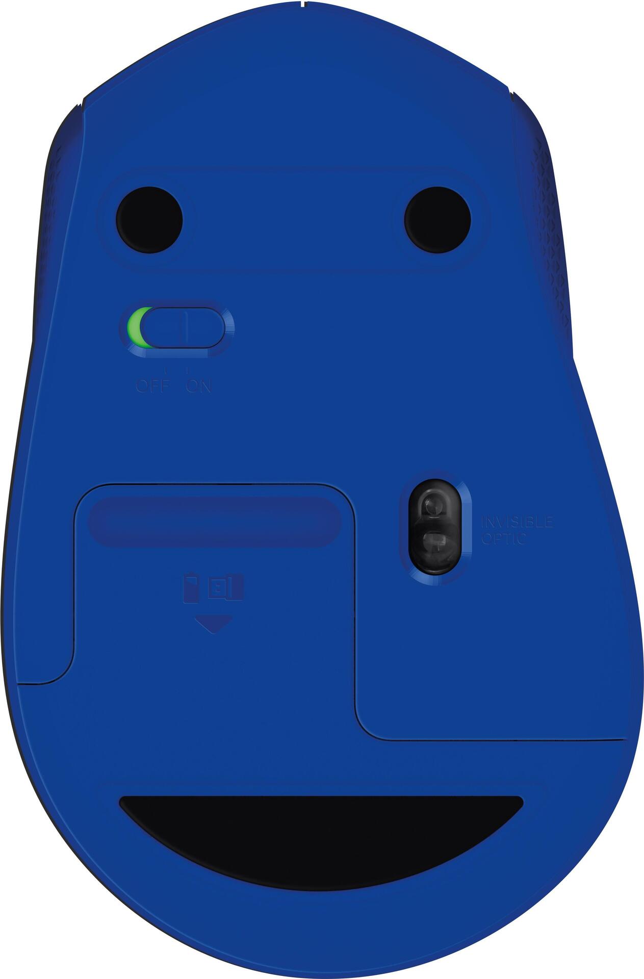 Logitech M330 Silent Plus Kabellose Maus 2.4 GHz Blau