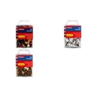 herlitz Reißnägel, farbig sortiert, Durchmesser: 9,5 mm aus Metall, Kopf kunststoffüberzogen (8770109)