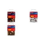 herlitz Reißnägel, farbig sortiert, Durchmesser: 9,5 mm aus Metall, Kopf kunststoffüberzogen (8770109)