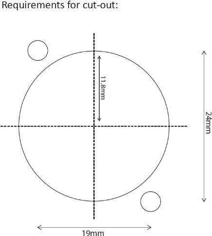 Delock Keystone Mounting 1 Port for D-type Ausgang Schwarz