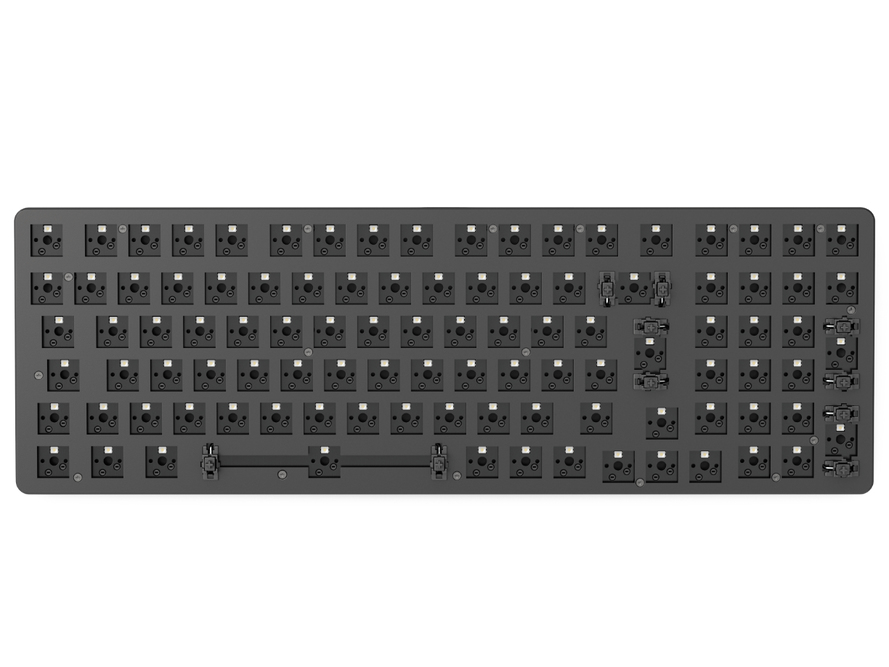 Glorious GMMK 2 Mechanische Tastatur Barebone ISO 99 Tasten RGB Hot-Swap USB-C Schwarz