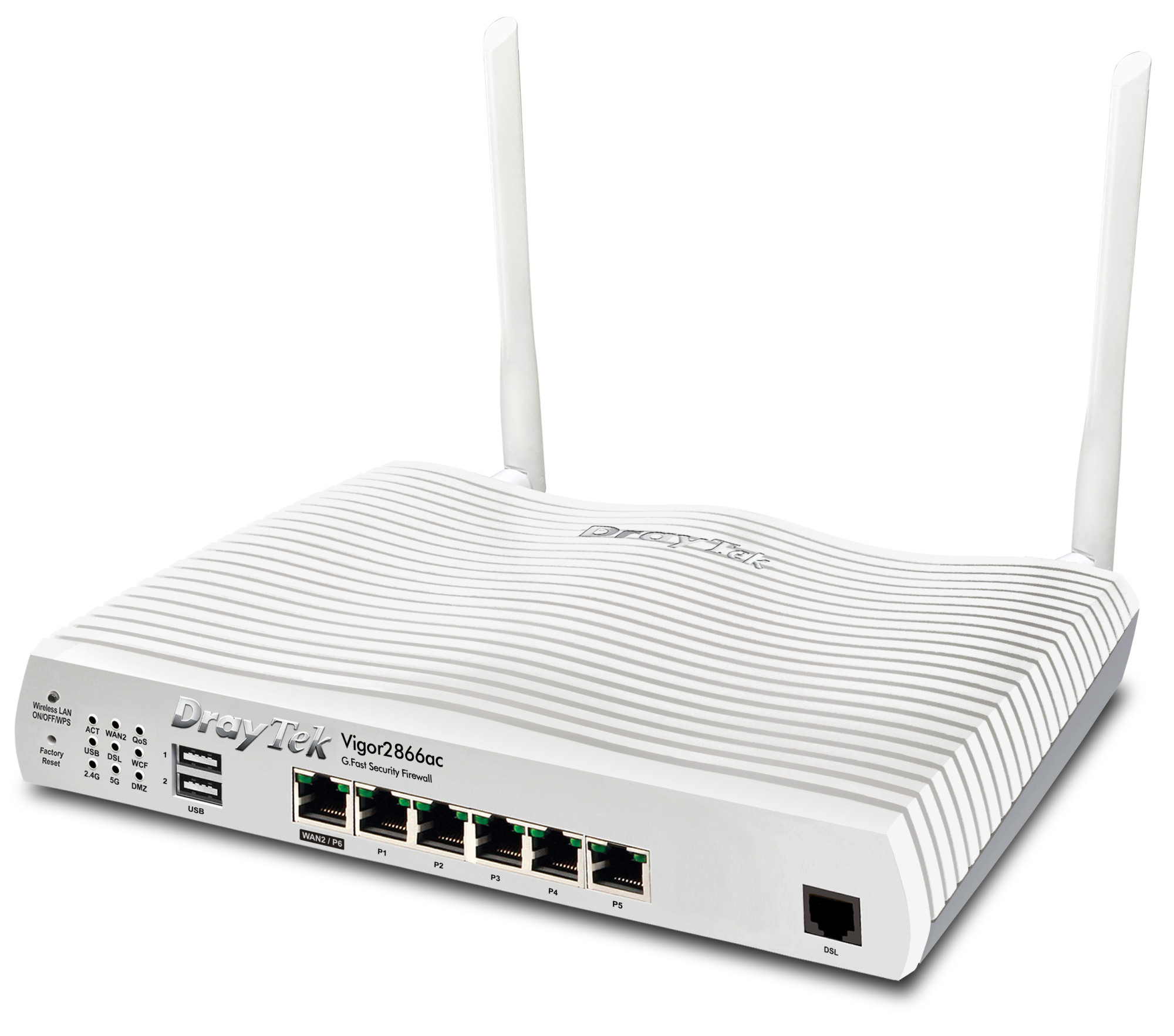 DrayTek Vigor 2866Vac WLAN-Router Wi-Fi 5 Dual-Band Gigabit Ethernet Weiß