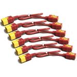 APC AP8712SX340 Stromkabel Rot 0,6 m C19-Koppler C20-Koppler (AP8712SX340)