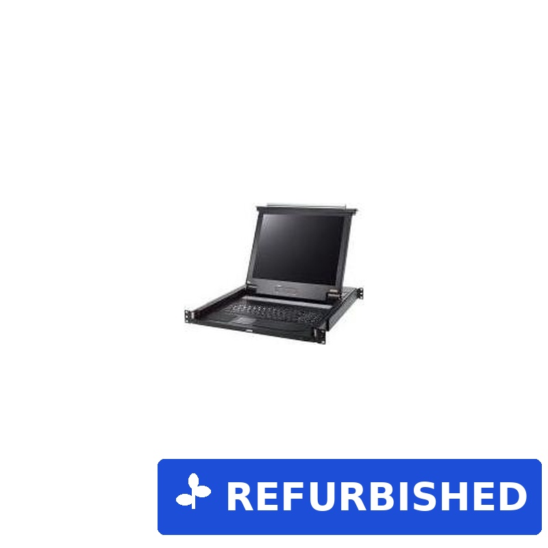 ATEN CL1000M KVM-Konsole 17" LCD VGA PS/2-USB Französisches Layout (CL1000M F) (geöffnet)