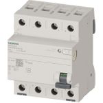 SIEMENS 5SV3344-4 FI TYP B 40/4 30MA 4TE (5SV33444)