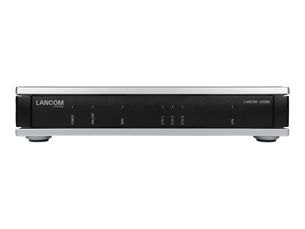 LANCOM 1650E Router 3-Port-Switch 1GbE Schwarz, Grau