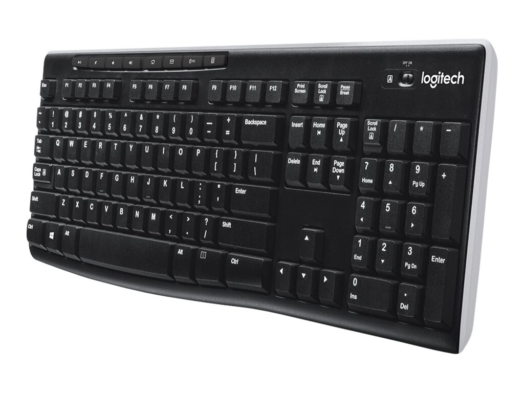 Logitech Wireless Keyboard K270 Tastatur QWERTZ Deutsch Schwarz