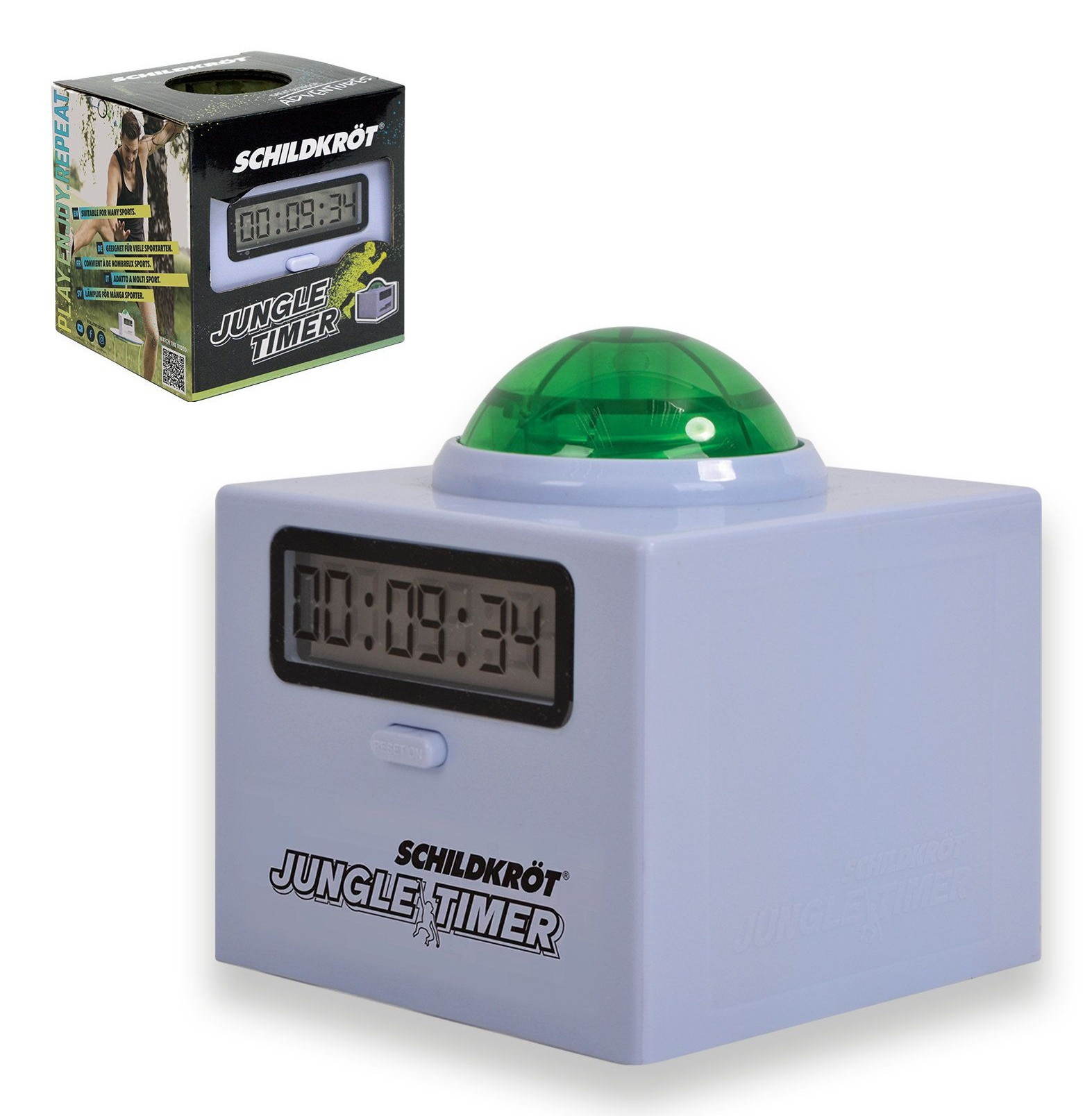 Donic Schildkröt Jungle Timer Digital Stoppuhr Grün, Grau