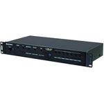 Omnitronic 7 Port Lautsprecher-Umschalter LUB-27 Schwarz (10453007)