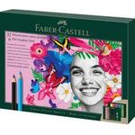 FABER-CASTELL Polychromos & Pitt Graphite Matt Malset farbsortiert, 40 St. (210053)