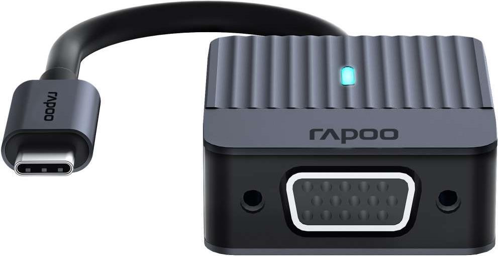 Rapoo UCA-1003 0,15 m USB Typ-C VGA (D-Sub) Schwarz (00217684)