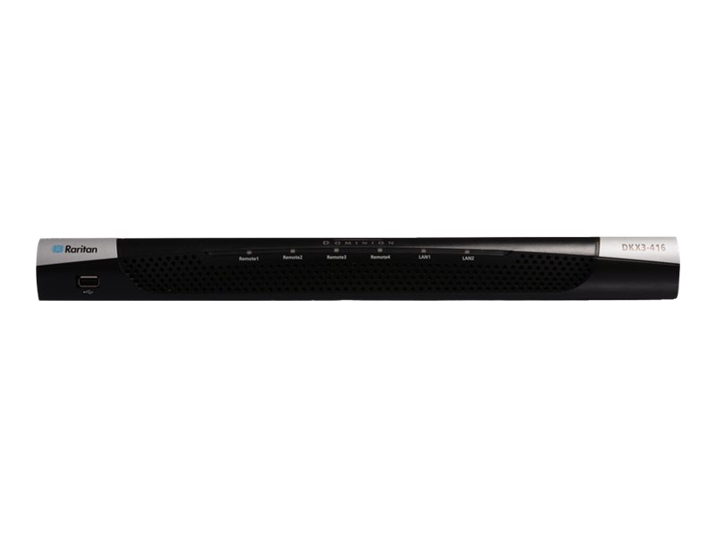 Raritan Dominion KX3-416 KVM-over-IP-Switch 16 Ports 4 Remote-Benutzer Schwarz