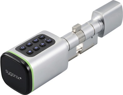 Sygonix SY-6121660 Sicherheitszylinder Bluetooth-fähig Klasse C mit beleuchteter Tastatur