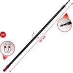 KS TOOLS Werkzeuge-Maschinen GmbH 1/4" Magnetischer Schnellwechsel-Bithalter mit Freilaufhülse, extra lang (514.1148)