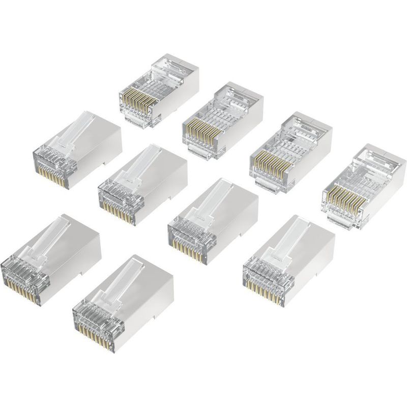 Hama 00200772 Netzwerkkabel Silber Transparent Cat6a 00200772