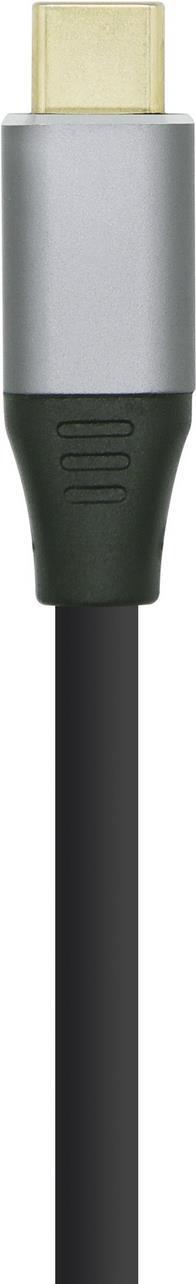 AISENS A109-0395 Videokabel-Adapter 1,8 m DisplayPort USB Typ-C Aluminium - Schwarz (A109-0395)