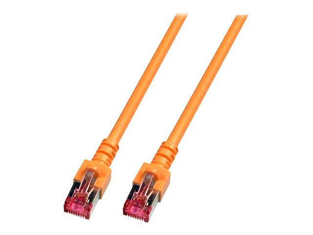 EFB-Elektronik RJ45 Patchkabel Cat.6 S/FTP LSZH 0,25m Orange