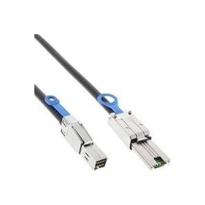InLine externes Mini SAS HD Kabel, SFF-8644 zu SFF-8088, 6Gb/s, 0,5m